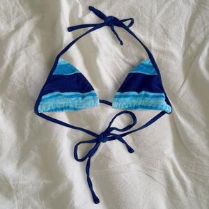 Express terrycloth bikini top